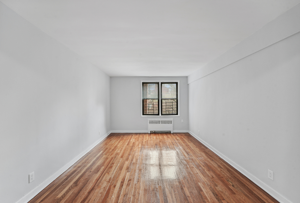 Living room with hardwood floors