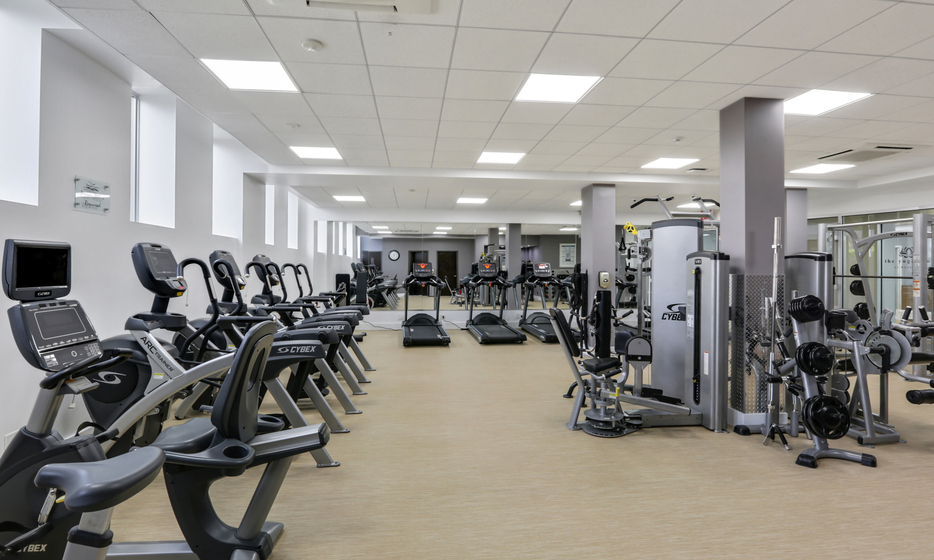 Renvoated Fitness Center at Wavecrest Gardens